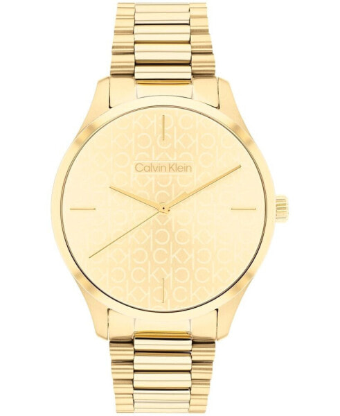 Unisex Gold-Tone Stainless Steel Bracelet Watch 35mm