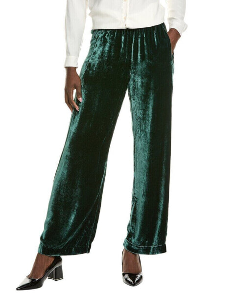 Velvet By Graham & Spencer Velvet Silk-Blend Pant Women's