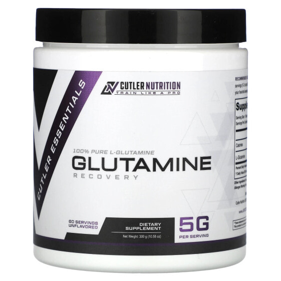 Glutamine, Unflavored, 10.58 oz (300 g)