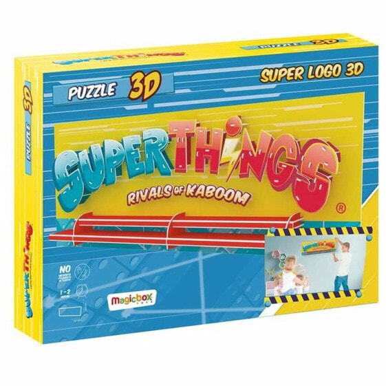 3D-паззл SuperThings 3D Superlogo 80 x 31 x 7,6 cm (80 x 31 x 7 cm)