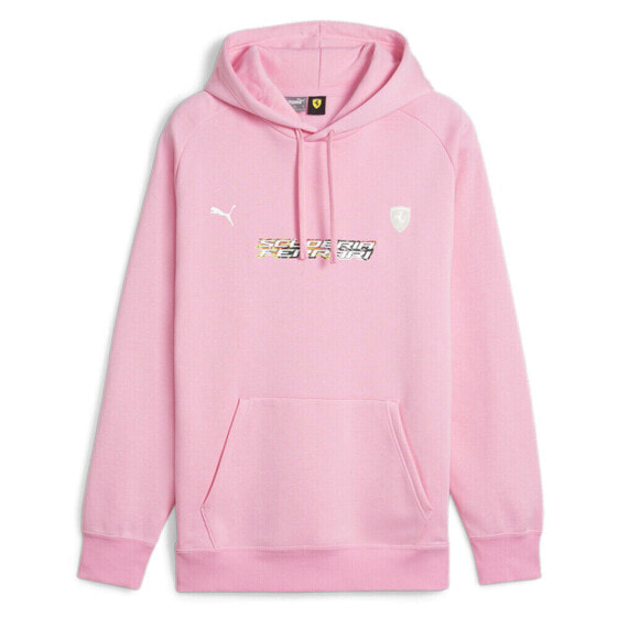 Puma Sf Race Crew Pullover Hoodie Womens Pink Casual Outerwear 62378605