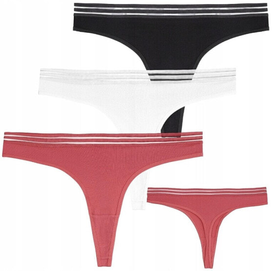 Tanga-Höschen bdm350-003/3 rosa, weiß, schwarz 3 St. - Moraj M (44)