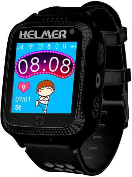 Smart touch watch with GPS locator and camera - LK 707 černé