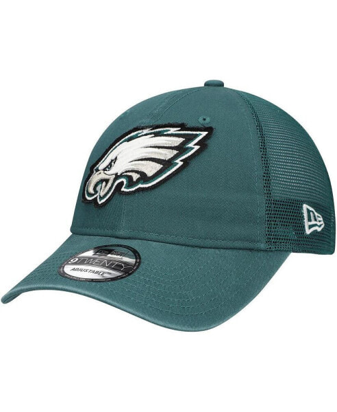 Men's Green Philadelphia Eagles Game Day 9Twenty Adjustable Trucker Hat