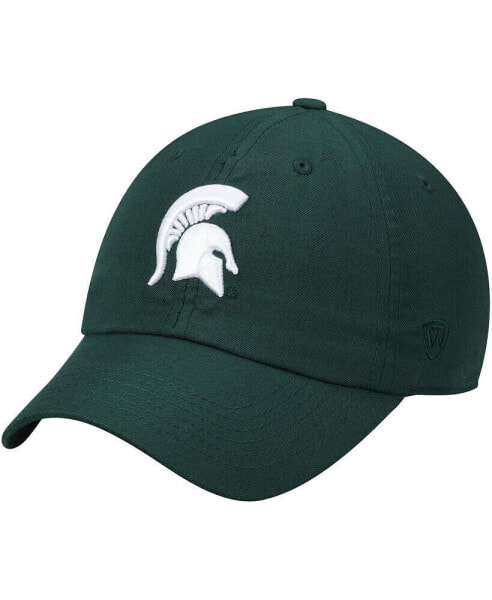 Men's Green Michigan State Spartans Primary Logo Staple Adjustable Hat