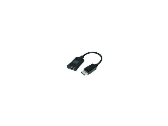 Активный адаптер SIIG DisplayPort to HDMI, 10.55" 1 x DisplayPort Male - 1 x HDMI Female, черный, 1.44 унции, 3 года гарантии