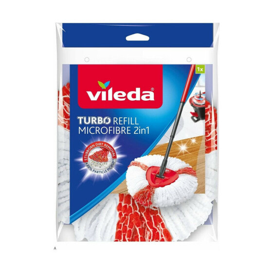Смена для швабры для мытья полов Vileda Turbo 2in1 Микрофибра Полиамид полиэстер (1 штук)