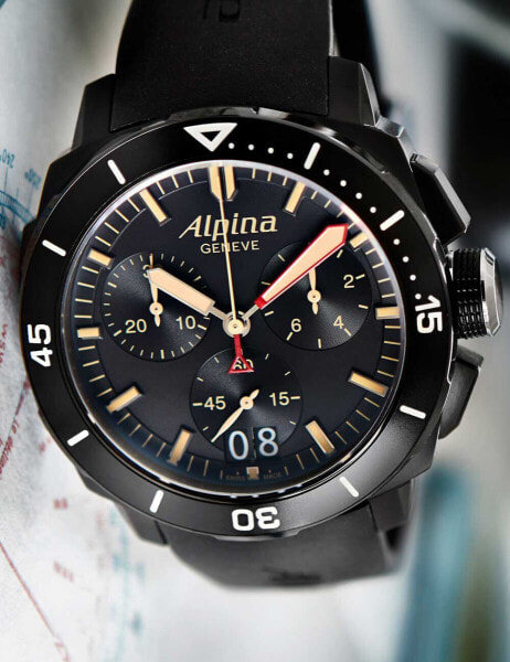 Часы Alpina Seastrong Diver AL 372LBBG4FBV6