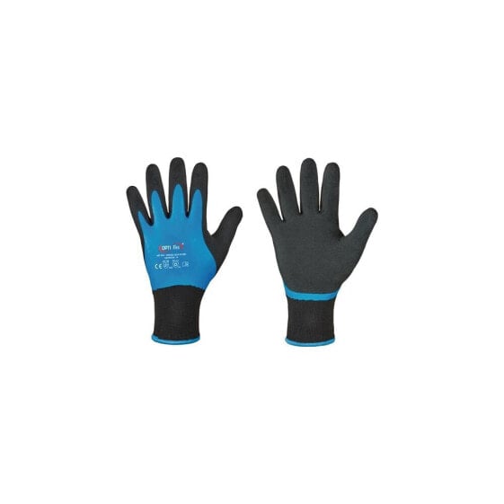 Optiflex Handschuhe Winter Aqua Guard Größe 9 schwarz/blau EN 388, EN 511 PSA-Kategorie II , VE: 12 Paar