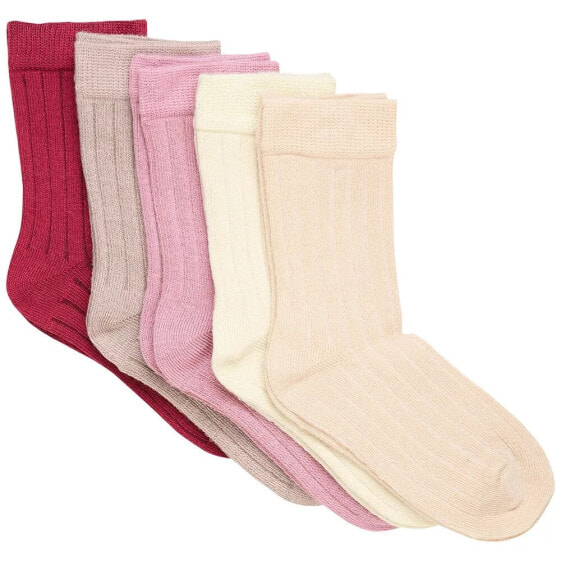 MINYMO Ankle Rib 5 Pack socks