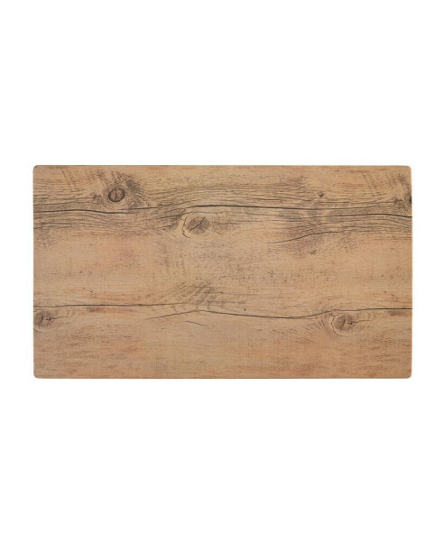 Melamine Wood Rectangle Tray, 18" x 10"