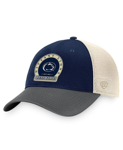 Men's Navy Penn State Nittany Lions Refined Trucker Adjustable Hat