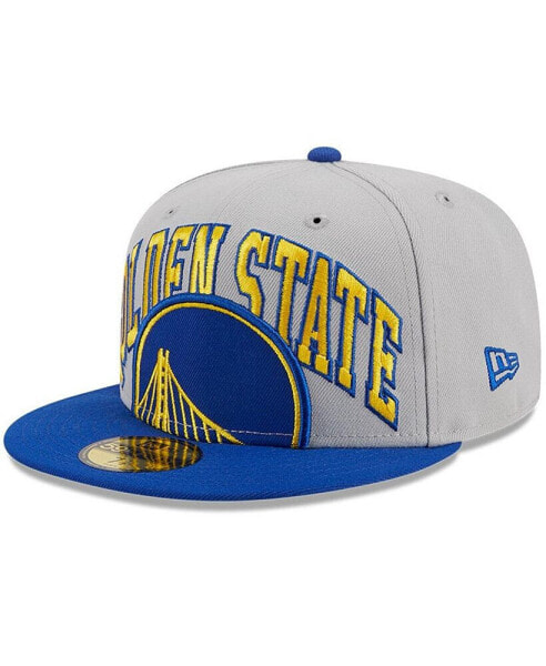 Головной убор New Era Фитинг Gray, Royal Golden State Warriors Tip-Off Two-Tone 59FIFTY (мужской)