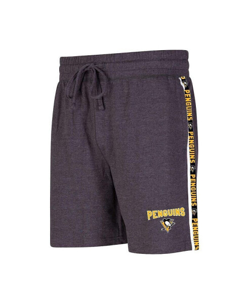 Men's Charcoal Pittsburgh Penguins Team Stripe Shorts