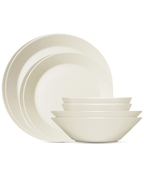 Teema White 16-Pc. Starter Dinnerware Set, Service For 4