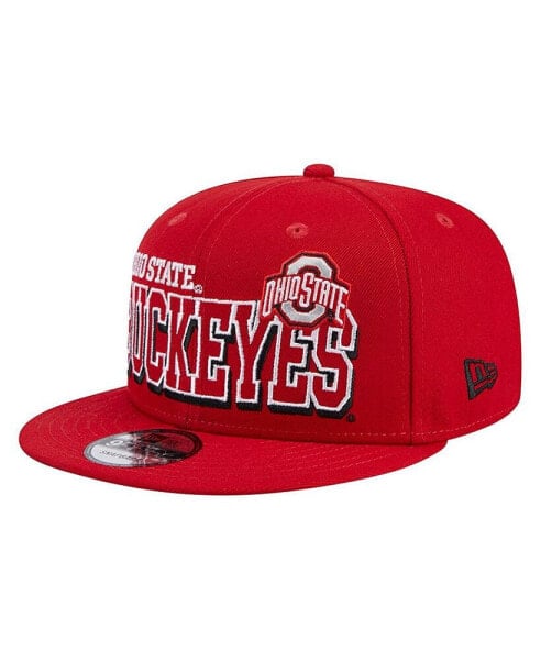 Men's Scarlet Ohio State Buckeyes Game Day 9Fifty Snapback Hat