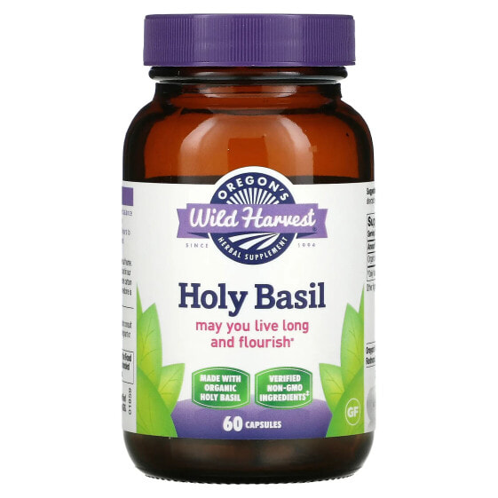 Holy Basil, 60 Vegan Capsules