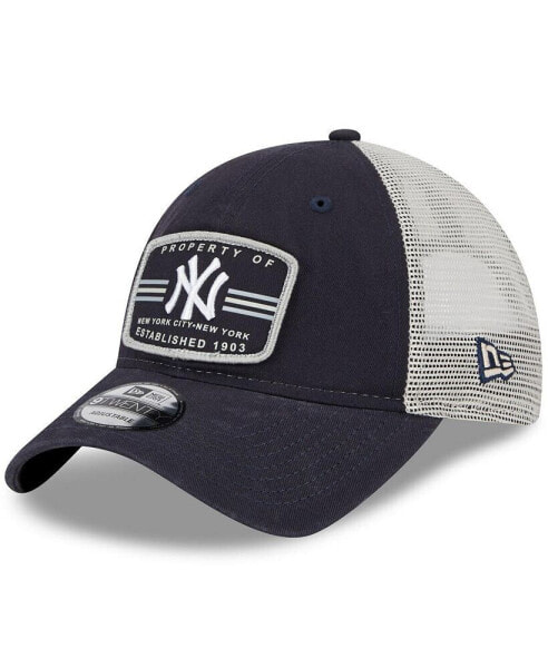 Бейсболка кепка New Era мужская сетчатая 9Twenty Snapback Hat с логотипом New York Yankees