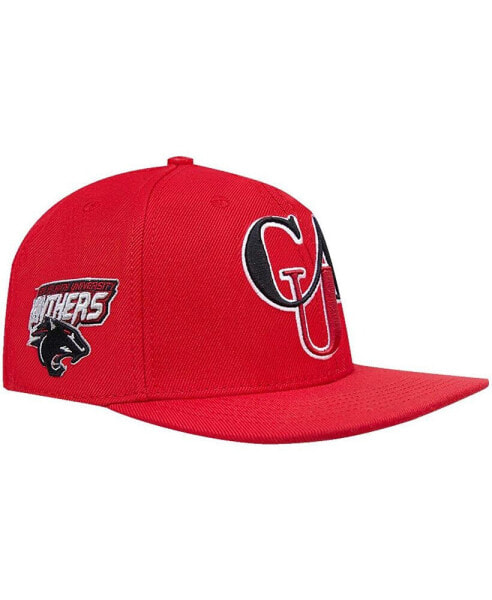 Men's Red Clark Atlanta University Panthers Evergreen CAU Snapback Hat