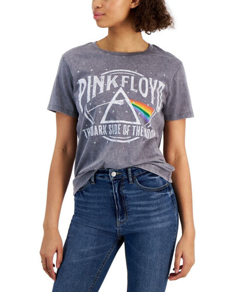 Juniors' Pink Floyd Graphic-Print Tee