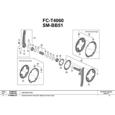 SHIMANO Alivio T4060 Chainring