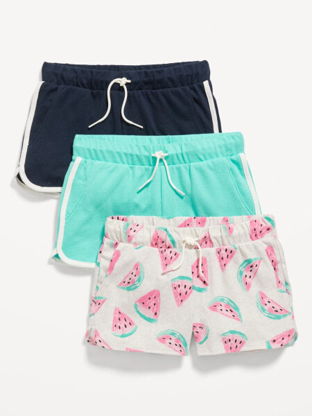 Dolphin-Hem Cheer Shorts Variety 3-Pack for Girls