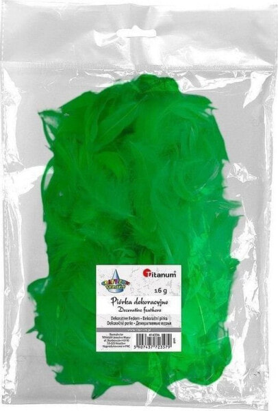 Titanum Piórka puch 16g zielone