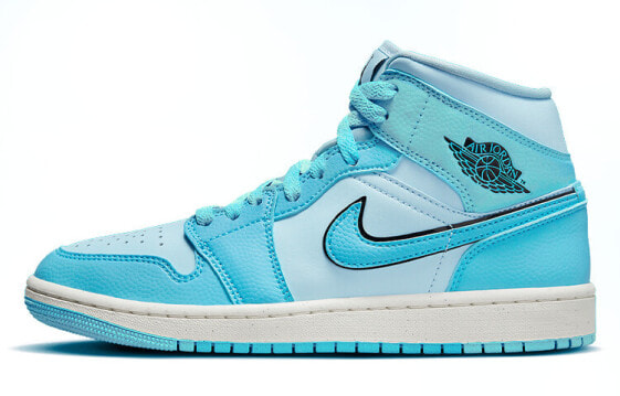 Jordan Air Jordan 1 Mid "University Blue" 潮流经典 防滑 中帮 复古篮球鞋 男女同款 大学蓝 / Кроссовки Jordan Air Jordan 1 Mid "University Blue" DV1302-400