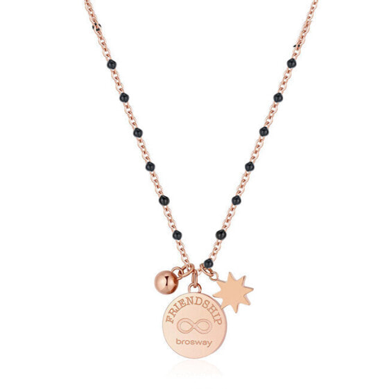 Bronze necklace with pendants Chakra BHKL10EN (chain, pendants)