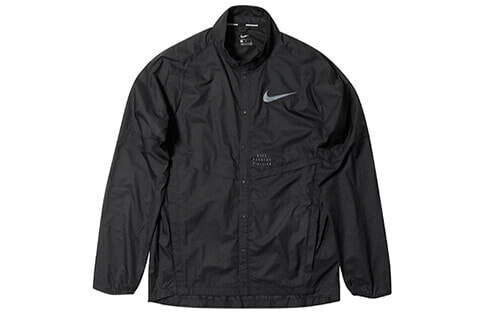 Nike 机织上衣合身拉链夹克 男款 黑色 / Куртка Nike Trendy_Clothing Featured_Jacket 922041-010