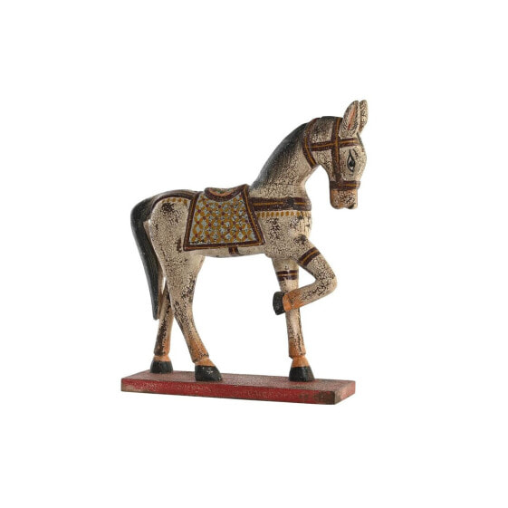 Декоративная фигура DKD Home Decor Лошадь Железо Древесина манго (35 x 10 x 42 cm)