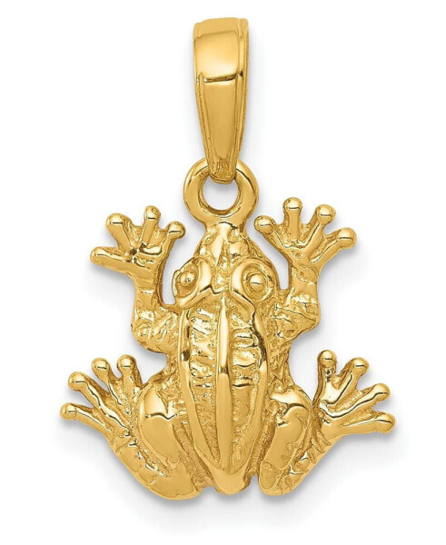 Ожерелье Macy's frog Pendant in 14k Yellow Gold.