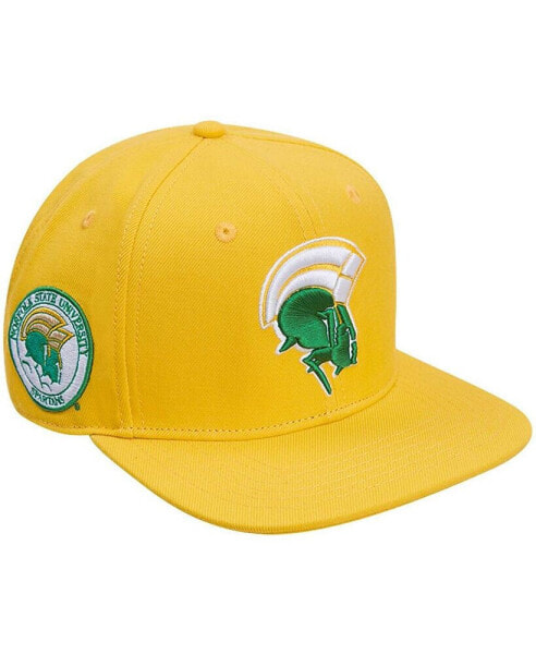 Men's Gold Norfolk State Spartans Evergreen Mascot Snapback Hat