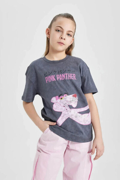 Kız Çocuk T-shirt Antrasit C1136a8/ar31