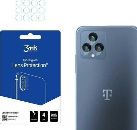 3MK Szkło hybrydowe na obiektyw aparatu 3MK Lens Protect T-Mobile T Phone Pro 5G/Revvl 6 5G [4 PACK]