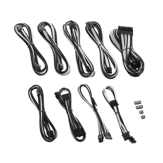 cablemod CM-PRTS-FKIT-NKKW-R - Black - White - 260 mm - 180 mm - 65 mm - 1.1 kg - Box