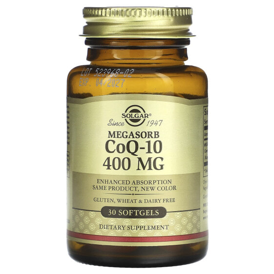 БАД Solgar Megasorb CoQ-10, 400 мг, 30 капсул