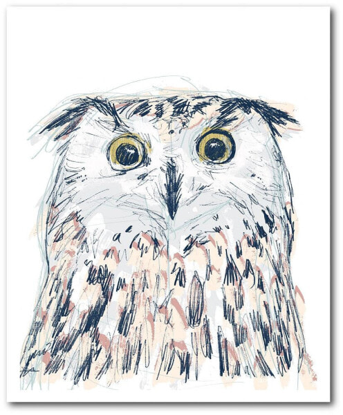 GG Funky Owl Portrait II Gallery-Wrapped Canvas Wall Art - 18" x 24"