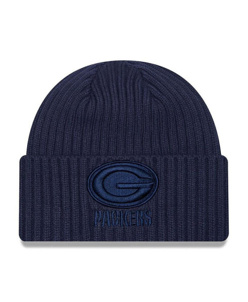 Men's Navy Green Bay Packers Color Pack Cuffed Knit Hat