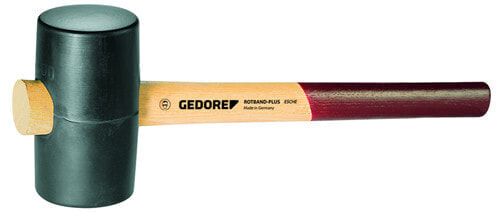 Gedore 227 E-1 - Rubber - Wood - Red/Wood colour - 5.5 cm - 1 pc(s) - 32 cm