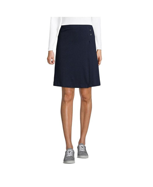 Юбка Lands' End Knit Skort Above the Knee