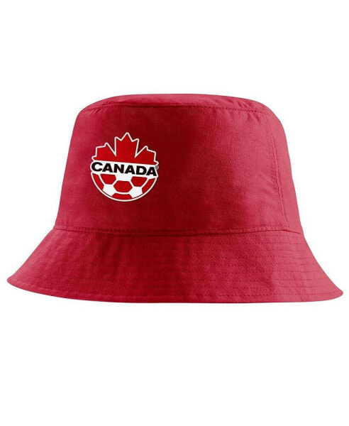 Men's Red Canada Soccer Core Bucket Hat