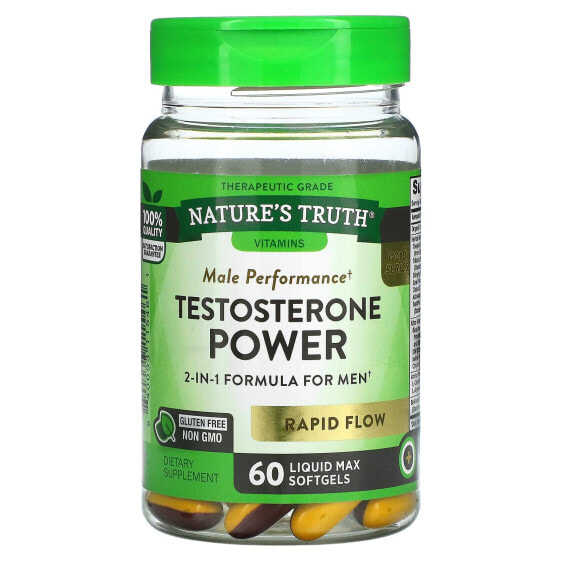 Testosterone Power, 60 Liquid Max Softgels
