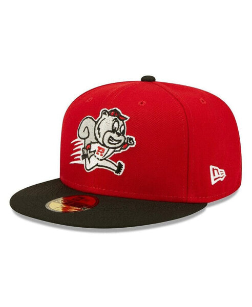 Men's Red Richmond Flying Squirrels Theme Night 59FIFTY Fitted Hat