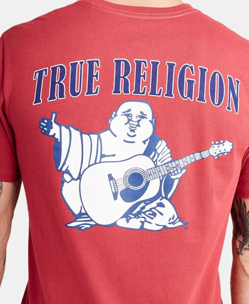 Футболка с коротким рукавом True Religion мужская с логотипом Будды