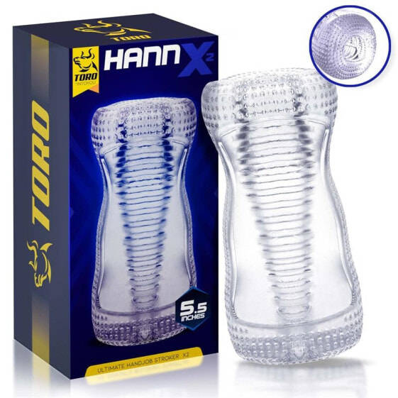 Мастурбатор Toro Hannx2 Ultimate Handjob Stroker Открытая Конструкция 5.5 дюймов