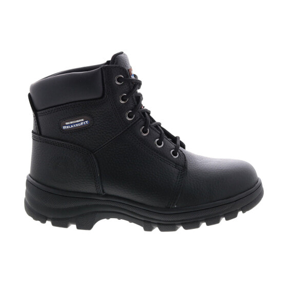 Сапоги женские Skechers Work Relaxed Fit Workshire Peril Steel Toe черные