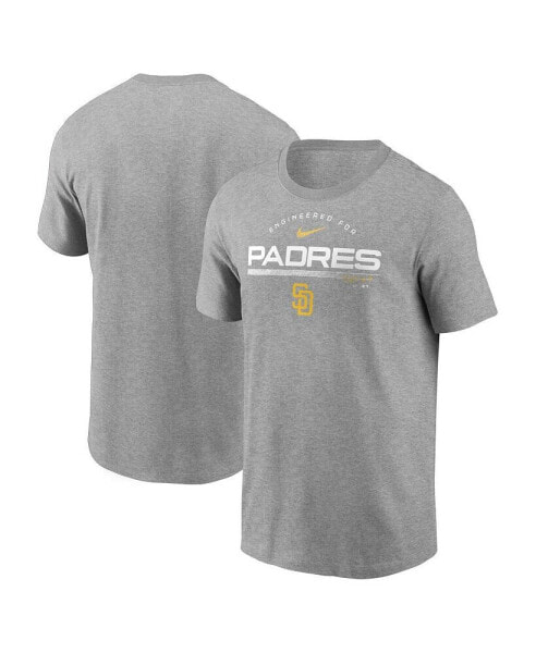 Men's Heather Gray San Diego Padres Team Engineered Performance T-shirt