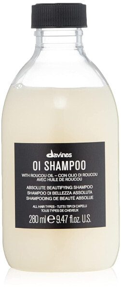 Davines shampoo and hair milk