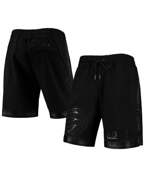 Men's Toronto Raptors Triple Black Gloss Shorts